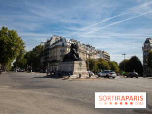 visuel statue Lion de Belfort Place Denfert Rochereau