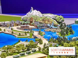 Visuels Disneyland Paris Disney Adventure World maquette Reine des Neiges