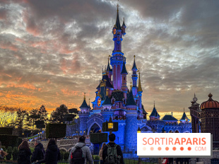 Visuels Disneyland Paris - château coucher de soleil