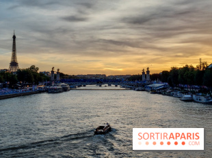 Visuels Paris - La Seine - Coucher de soleil