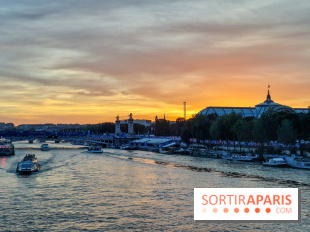 Visuels Paris - La Seine - Coucher de soleil