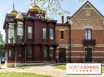 Parc de Bécon à Courbevoie - Pavillon des Indes - Cerisiers en fleurs -  A7C9988