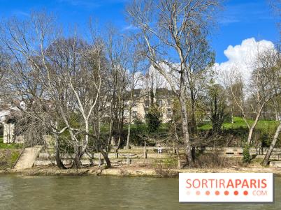 Croisière olympique sur l'île Saint-Denis - quais Epinay-sur-Seine