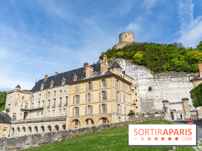 Le Château de la Roche Guyon, le château troglodyte dans le Val-d'Oise - 95 - vue façade