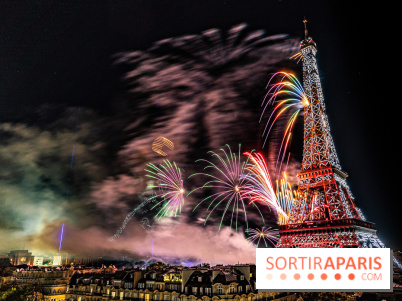 Feu d'artifice du 14 juillet de Paris 2024, les photos