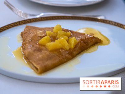Le tea time Impérial de Noël du Ritz Paris, l'expérience exceptionnelle - les photos -  crêpes Suzette 