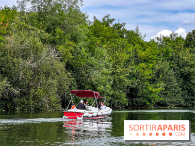 Base nautique de Bougival (78) : bateaux sans permis, aire de jeux et guinguette en bord de Seine - image00045