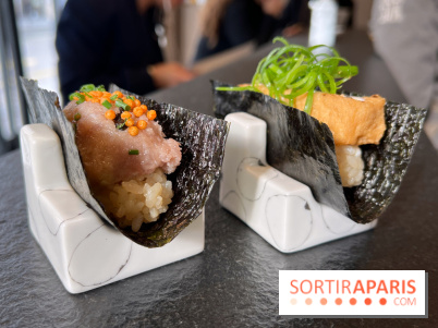 Nobisan - Temaki tofu fumé, temaki toro