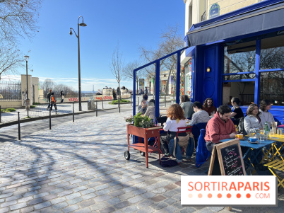 Moncœur Belleville - Terrasse vue Paris