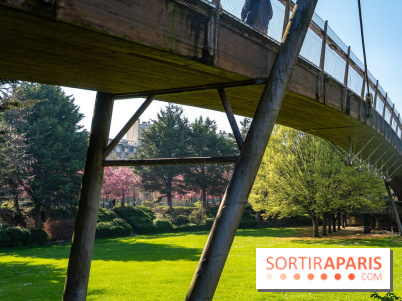 Les pommiers et cerisiers en fleurs du Jardin de Reuilly, Parc de Reuilly à Paris 12e - photos  - parc