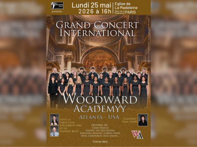 Les jeunes voix américaines de Woodward Academy en concert à Paris