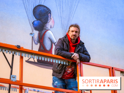 Seth et sa nouvelle fresque street-art XXL  Paris 13e - photos - A7200155