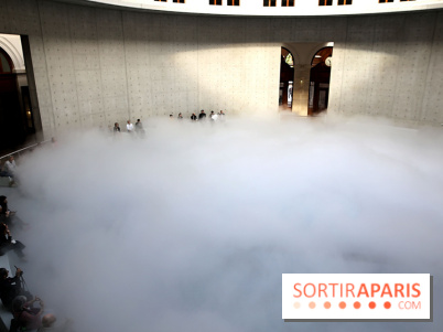 Fujiko Nakaya : nos photos de sa sculpture de brouillard à voir à la Bourse de Commerce