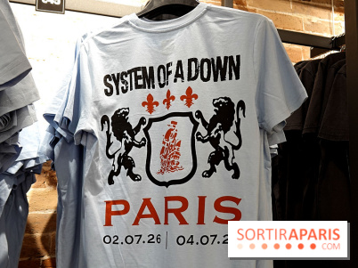 Pop-up store System of a Down à Paris - nos photos