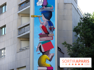 Seth, nos photos de sa nouvelle fresque monumentale à admirer dans le 19e à Paris - Seth 8