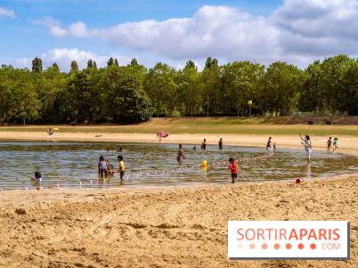 Île de loisirs du Val de Seine dans les Yvelines, plage, baignade et activités - photos