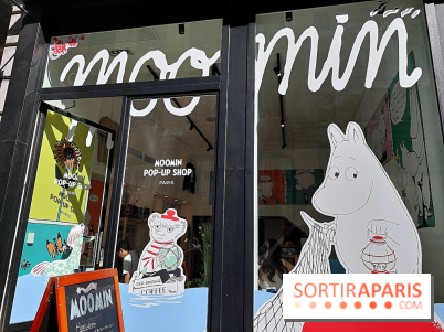 Moomin pop-up shop à Paris, nos photos