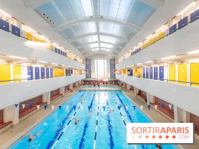 La piscine Château Landon, la plus  vieille piscine de Paris a rouvert ses portes dans le 10e