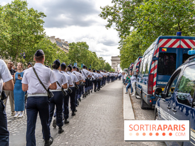 14 juillet, 7000 gendarmes et policiers mobilisés pour la Coupe du Monde et le defilé