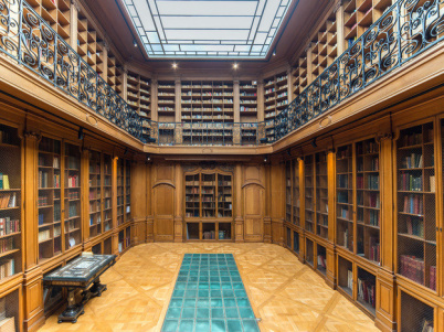 Bibliothèque Smith-Lesouëf, Fondation des Artistes, Nogent-sur-Marne, © Stéphane Pons