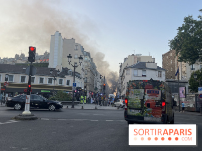 Incendie dans le 18e arrondissement : une voiture en flammes