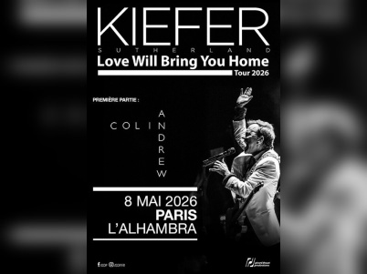 Kiefer Sutherland : concert country-rock à l’Alhambra