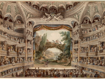 Intérieur de la Comédie-Française en 1790