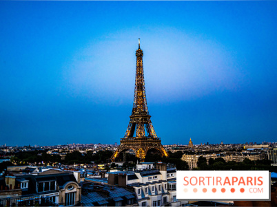 Visuel ParisTour Eiffel soir nuit