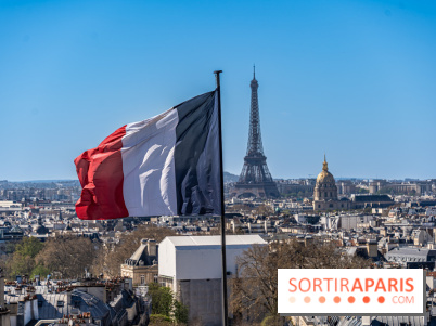 visuel Paris visuel  - France - Tour Eiffel - drapeau