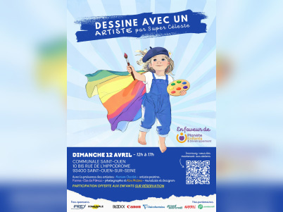 « Dessine avec un artiste » : Super Céleste offre une journée créative aux enfants le 12 avril 