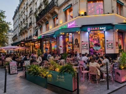 Miami Boulevard : resto-club festif et brunch à volonté le week-end et jour férié