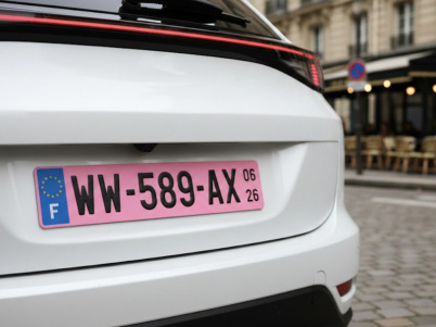 Pourquoi des plaques d'immatriculation roses vont-elles être visibles sur les routes dès le 1er janvier ?