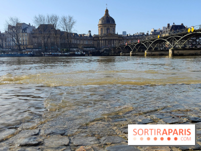 Visuel actualités - Crue Seine Pont des Arts
