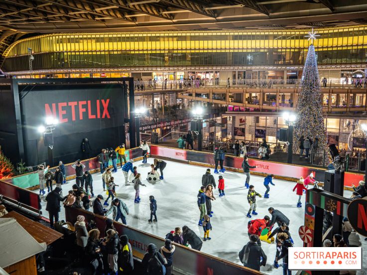La patinoire de Noël des Halles 2022 - patinoire gratuite 