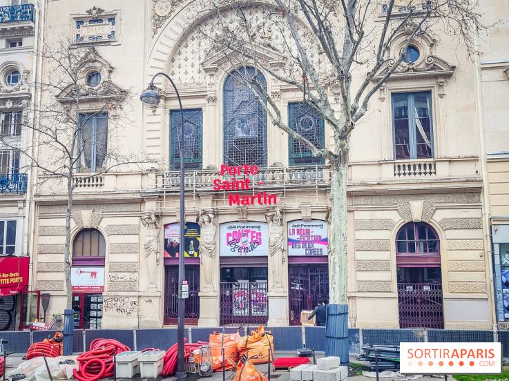 Visuels salles de spectacle et théâtres - théâtre de la Porte Saint-Martin