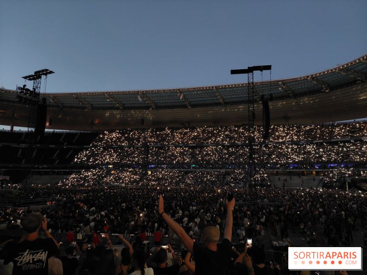 Visuels salles de spectacle et théâtres - concert Stade de France - nuit