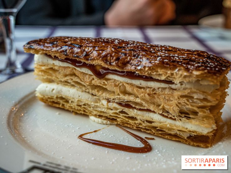 Auberge Pyrénées Cévennes - Bistrot Paris 11e - millefeuille vanille