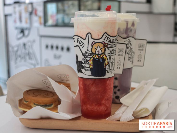 2D atelier, le salon de thé en noir et blanc