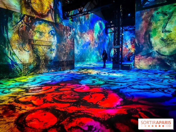 Chagall, Paris-New York, l'exposition immersive inédite de l'Atelier des Lumières - photos - IMG20230216101013