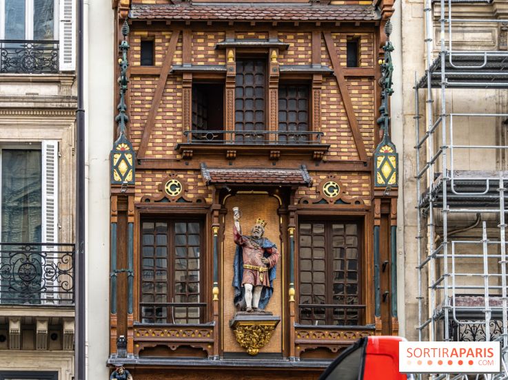 Façade alsacienne classée à Paris - McDo Saint-Lazare
