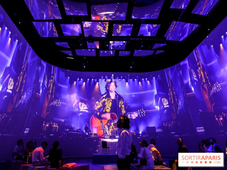 On stage with The Rolling Stones, nos photos