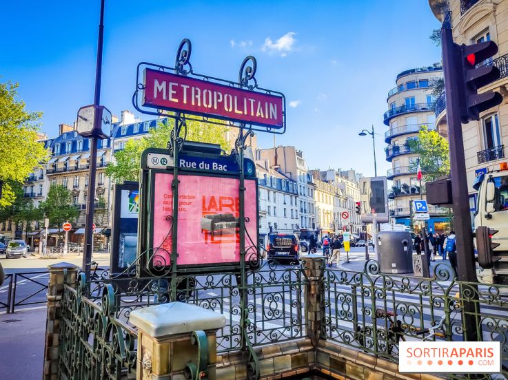 Visuels métro - Rue du Bac ligne 12