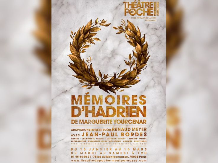 Mémoires d’Hadrien au Théâtre de Poche-Montparnasse : une plongée dans l’âme d’un empereur