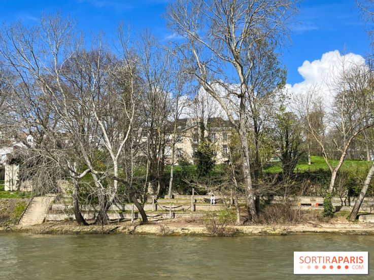Croisière olympique sur l'île Saint-Denis - quais Epinay-sur-Seine