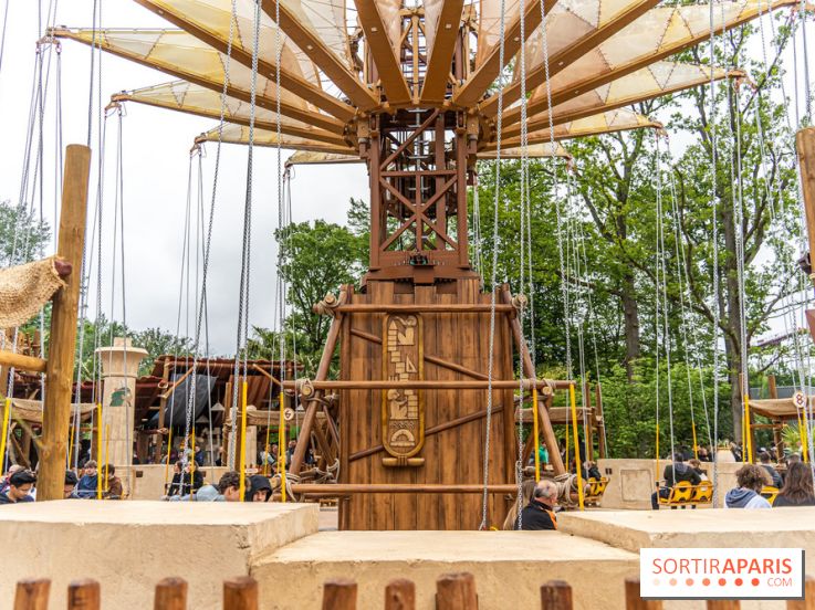 Parc Astérix : inauguration de la Tour Numérobis avec Jamel Debbouze