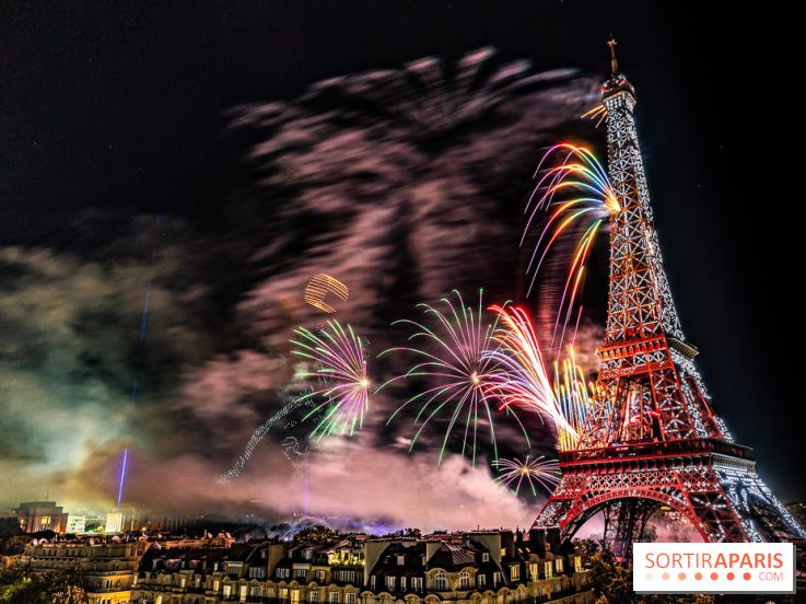 Feu d'artifice du 14 juillet de Paris 2024, les photos