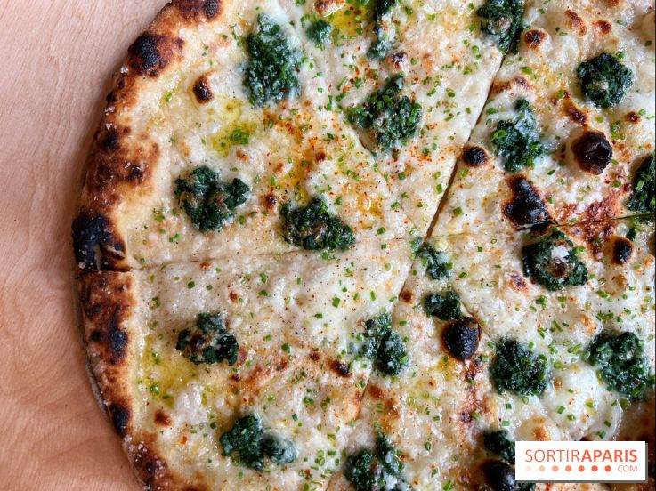 Oobatz - Pizza épinards ail