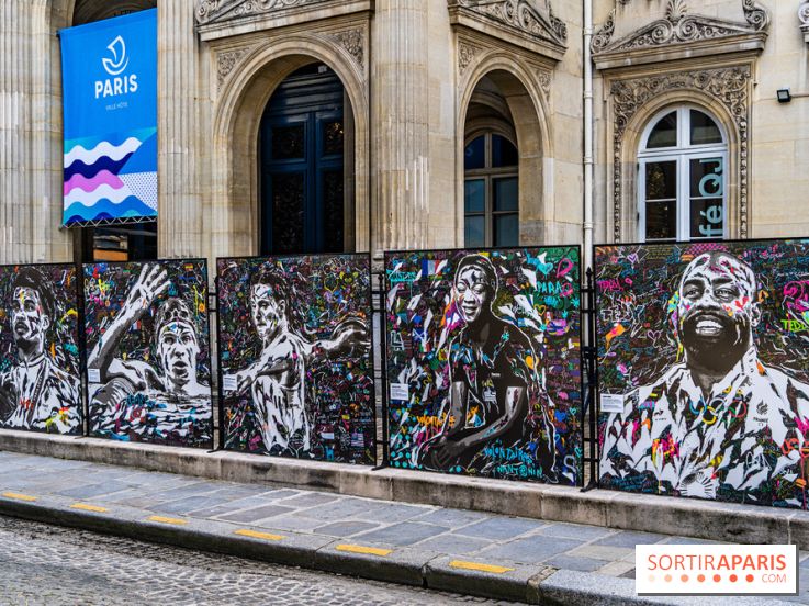 Les visages des Jeux, l'exposition street-art gratuite de Jo Di Bona à Paris