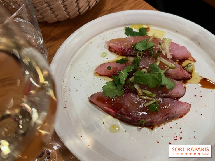 Le Beaucé - Carpaccio de mulet noir