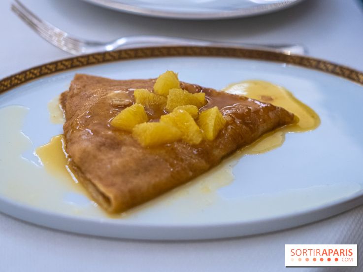 Le tea time Impérial de Noël du Ritz Paris, l'expérience exceptionnelle - les photos -  crêpes Suzette 